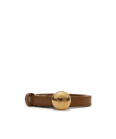 Loewe Pebble Belt In Brown