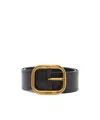 Loewe Leather Belt In Black