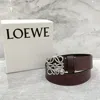 Loewe Chunky Anagram Belt In Brown