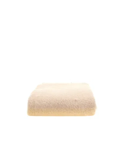 Loewe Logo Blanket In Nude