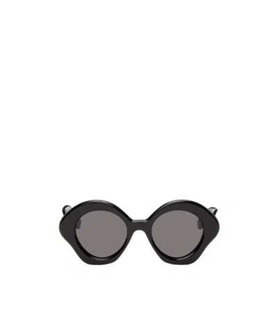 Loewe Logo Bow Sunglasses In Gray