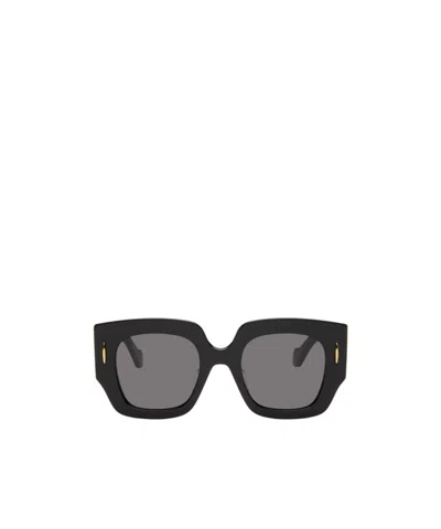 Loewe Logo Box Sunglasses In Gray