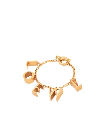 Loewe Logo Bracelet In Yellow