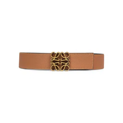 Loewe Logo Buckled Reversible Belt In Multi