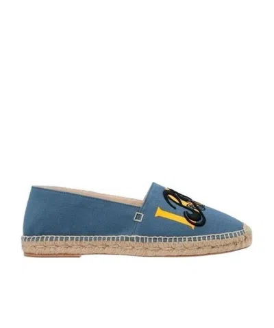 Loewe Logo Casual Shoes In Blue