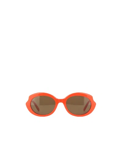 Loewe Logo Cat-eye Sunglasses In Brown