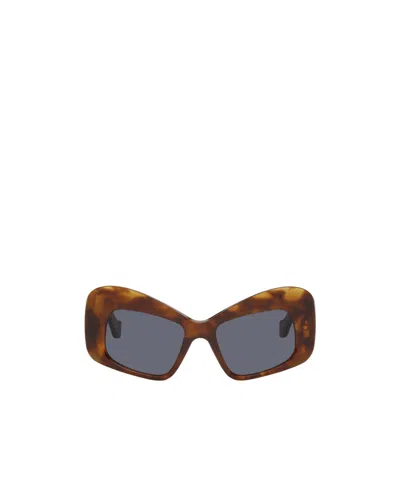 Loewe Logo Cat-eye Sunglasses In Grey