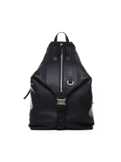 Loewe Convertible Backpack In Black