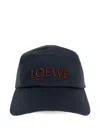 Loewe Logo-embroidered Five-panel Cap In Blue