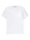 Loewe Anagram Debossed Crewneck Short Sleeve Cotton T-shirt In White
