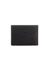 Loewe Logo-debossed Leather Cardholder In Black