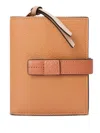 Loewe Logo-debossed Wallet In Brown