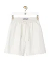 Loewe Logo Detail Shorts In White