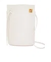 Loewe Schultertasche Dice Pocket Aus Leder In White