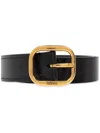 Loewe Leather Belt In Black