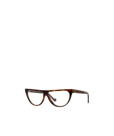 Loewe Logo Flat Mirror In Brown