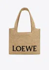 Loewe Slit Tote Bag In Natural