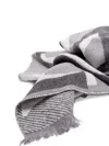 Loewe Grey Wool Polyamide Scarf In Gray