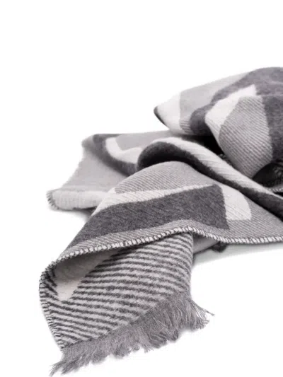 LOEWE LOGO FRINGED SCARF
