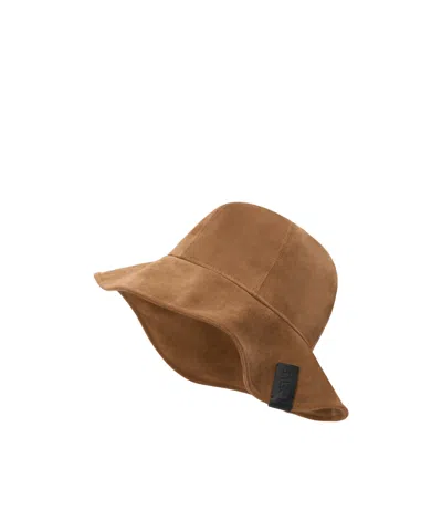 Loewe Logo Hat In Brown