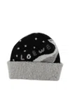Loewe X Suna Fujita Whale Wool-blend Beanie In Black