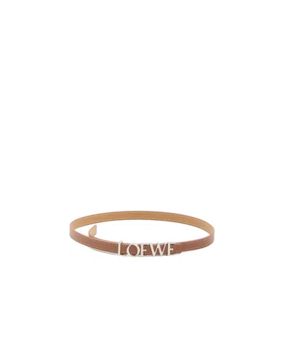 LOEWE LOEWE LOGO LETTERING BUCKLE BELT