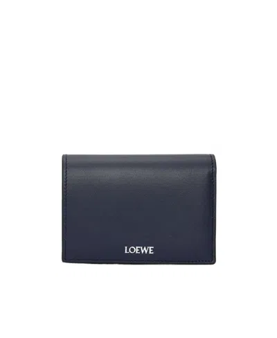 Loewe Logo Logo Folding Wallet In Black