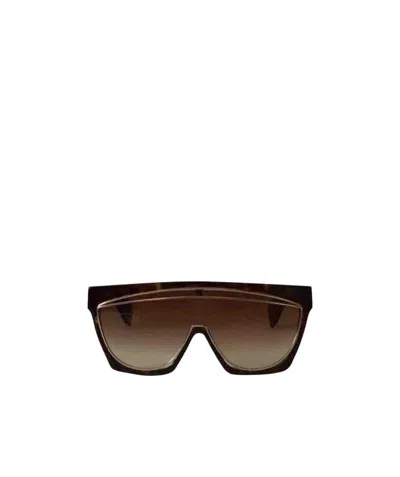 Loewe Logo Logo Sunglasses In Brown