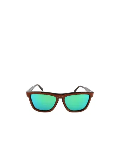 Loewe Logo Logo Sunglasses In Green