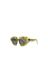 Loewe Logo Logo Sunglasses In Multicolor