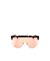 Loewe Shield-frame Sunglasses In Nude