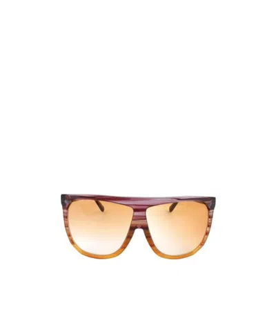 Loewe Logo Logo Sunglasses In Violet/other/blue