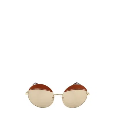 Loewe Logo Logo Sunglasses In Nude