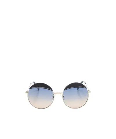 Loewe Logo Logo Sunglasses In White