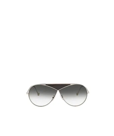Loewe Logo Logo Sunglasses In White