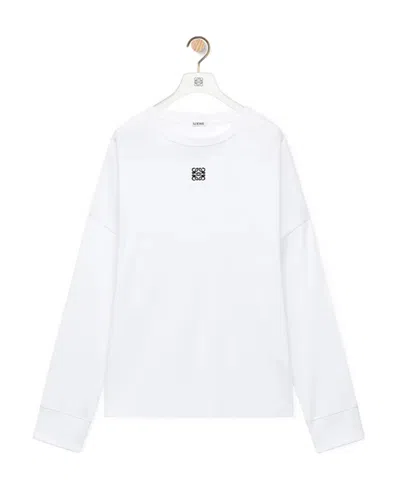 LOEWE LOEWE LONG-SLEEVED CREWNECK T-SHIRT