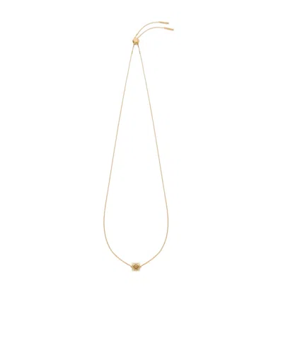 Loewe Logo Necklace In Golden