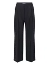 Loewe Wide Leg Trouser In Black