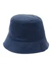 Loewe Logo-patch Bucket Hat In Blue