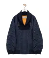 Loewe Logo Patch Casual Jacket In Black