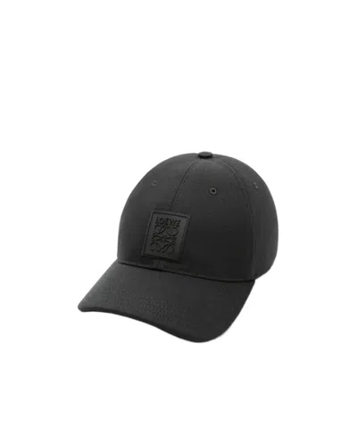 LOEWE PATCH CAP IN CANVAS