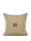 Loewe Logo-pattern Cushion In Brown
