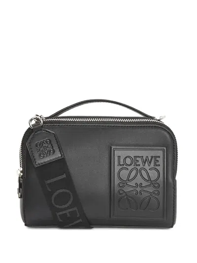 Loewe Logo-plaque Top-handle Bag In Black