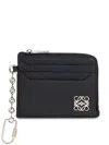 Loewe Logo-plaque Wallet In Schwarz