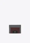 Loewe Logo Print Nappa Leather Cardholder In Multi