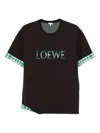 Loewe Short-sleeved T-shirt In Brown