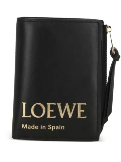 Loewe Logo-print Zip Wallet In Black