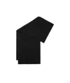 Loewe Anagram Ribbed Scarf In Black