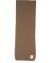 Loewe Cashmere Scarf In Brown