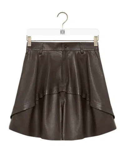 Loewe Logo Shorts In Black